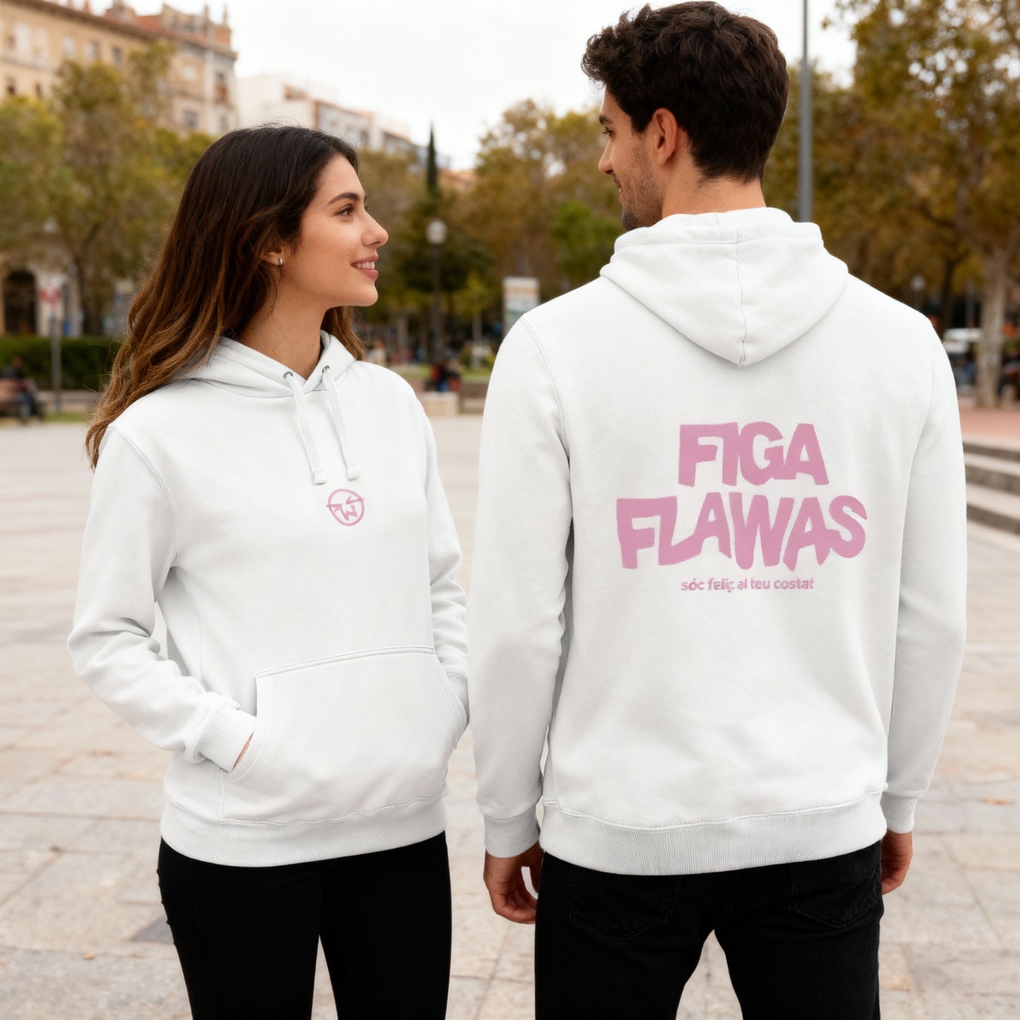 SUDADERA BLANCA FIGA FLAWAS